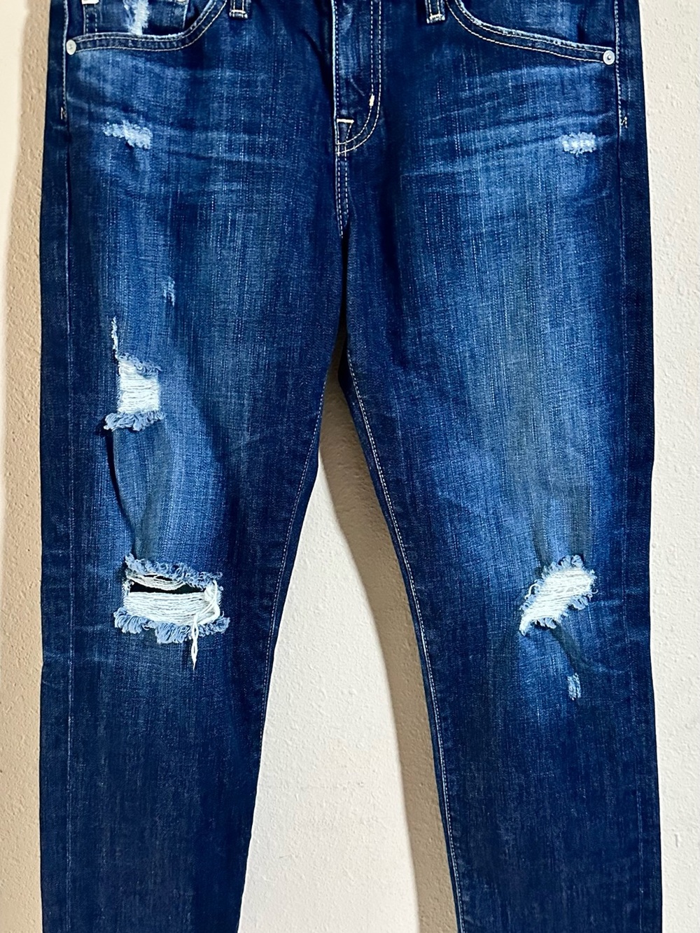 Ag Adriano Goldschmied Indigo Ex-Boyfriend Slim/ Slouchy Slim Jeans